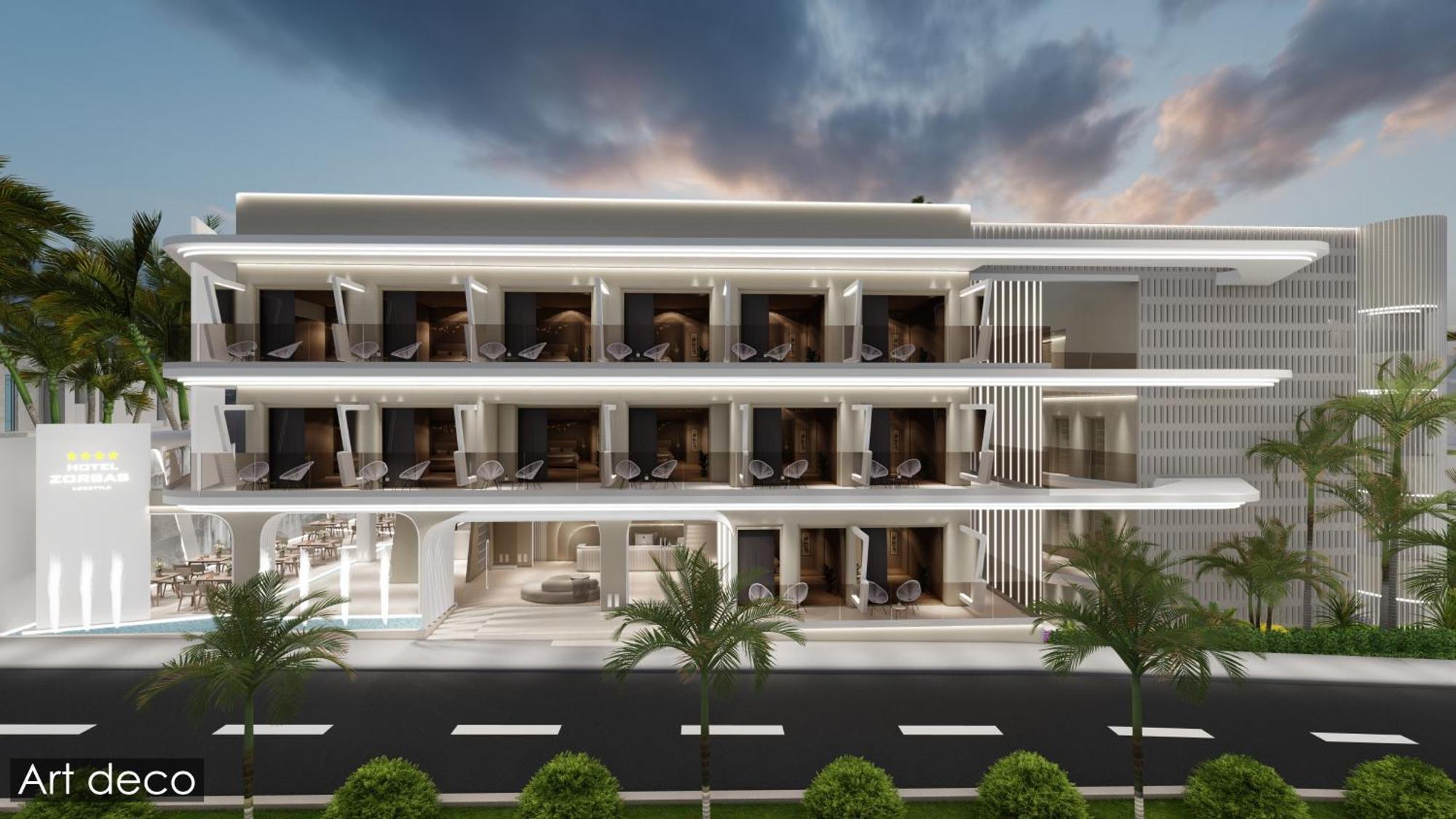 Zorbas Lifestyle Hotel Jeorjúpoli Kültér fotó
